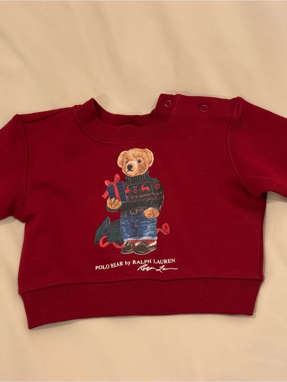 New with tags - Ralph Lauren Polo Bear Crewneck Sweatshirt